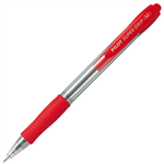 PILOT SUPER GRIP RETRACTABLE BALLPOINT PEN MEDIUM 10MM RED