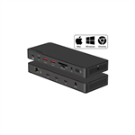 COMSOL THUNDERBOLT 4 DUAL MONITOR DOCKING STATION BLACK