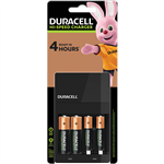 DURACELL CEF14 HISPEED RECHARGABLE BATTERY CHARGER