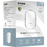 DLINK DAP1820 AC2000 WIFI RANGE EXTENDER WHITE