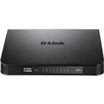 DLINK DGS1016A DESKTOP SWITCH 16 PORT GIGABIT UNMANAGED BLACK