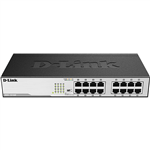 DLINK DGS1016D DESKTOP SWITCH 16 PORT GIGABIT UNMANAGED BLACK