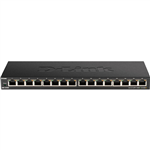 DLINK DGS1016S DESKTOP SWITCH 16 PORT GIGABIT BLACK