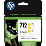 HP 3ED79A 712 INK CARTRIDGE 29ML YELLOW PACK 3