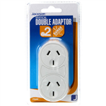 JACKSON POWER ADAPTOR SURGE PROTECTED DOUBLE VERTICAL WHITE