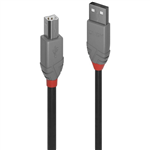 LINDY 36674 ANTHRA LINE USBA TO USBB 20 CABLE 3M BLACK