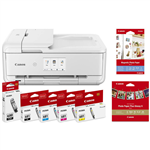CANON TS9565 PIXMA HOME MULTIFUNCTION INKJET PRINTER A3 WHITE VALUE BUNDLE