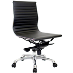 AERO MANAGERS CHAIR MEDIUM BACK PU BLACK