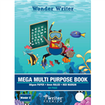 WRITER PREMIUM MEGA MULTIPURPOSE BOOK 8MM RULED 80GSM 64 PAGE 330 X 240MM WONDER 2
