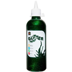 EDUCATIONAL COLOURS GLITTER PAINT 500ML GREEN