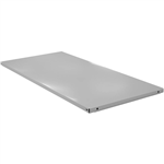 STEELCO PERSONAL WARDROBE ADDITIONAL STEEL SHELF 450MM SILVER GREY