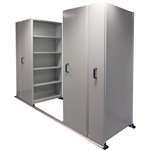 APC EZISLIDE AISLE SAVER 4 BAY 5 SHELVES 2750 X 2175 X 900 X 400MM CYBER GREY