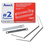 ARNOS NO2 METAL PAPER FASTENERS PACK 50