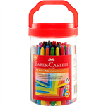 FABERCASTELL JUMBO TWIST CRAYONS ASSORTED CLASSPACK 72