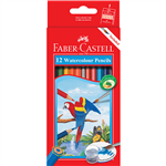 FABERCASTELL WATERCOLOUR PENCILS ASSORTED PACK 12