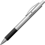 FABERCASTELL ESSENTIO METAL BALLPOINT PEN SILVER MATT