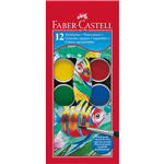 FABER CASTELL WATERCOLOUR PAINT PALETTE ASSORTED COLOURS