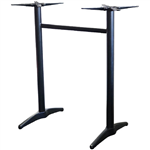 ASTORIA BAR TABLE BASE TWIN WEIGHTED BLACK POWDERCOAT