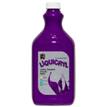 EDUCATIONAL COLOURS LIQUICRYL JUNIOR STUDENT FLURO PAINT 2 LITRE PURPLE