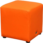 DURAFURN OTTOMAN CUBE ORANGE