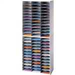 FELLOWES BANKERS BOX LITERATURE SORTER 72 COMPARTMENTS GREY