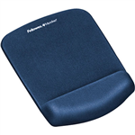 FELLOWES PLUSH TOUCH LYCRA MOUSE PAD AND WRIST REST BLUE