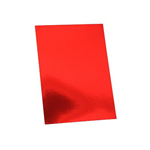 CUMBERLAND MIRRORBOARD PROJECT SIZE 250GSM 510 X 640MM RED PACK 25