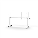 RAPIDLINE BOOST CRANK FLIP TOP TABLE FRAME 1100 X 650 X 700MM WHITE