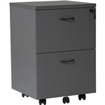 RAPID WORKER MOBILE PEDESTAL 2DRAWER LOCKABLE 690 X 465 X 447MM IRONSTONE