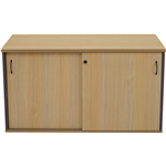 RAPID WORKER SLIDING DOOR CREDENZA 1200 X 450MM OAKIRONSTONE