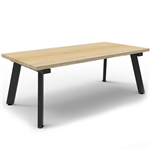 RAPIDLINE ETERNITY COFFEE TABLE 1200 X 600MM NATURAL OAKBLACK