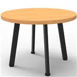 RAPIDLINE ETERNITY COFFEE TABLE 600MM DIA BEECHBLACK