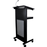 RAPIDLINE HEAVY DUTY LECTERN BLACK