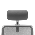 RAPIDLINE HEAD REST FOR LOTTO CHAIR 280 X 140 X 310MM WHITE GREY