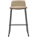 RAPIDLINE PIXEL COUNTER STOOL 630MM ALMONDBLACK