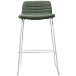 RAPIDLINE PIXEL COUNTER STOOL 630MM OLIVEWHITE