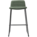 RAPIDLINE PIXEL HIGH BAR STOOL 730MM OLIVEBLACK