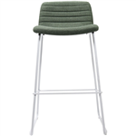 RAPIDLINE PIXEL HIGH BAR STOOL 730MM OLIVEWHITE