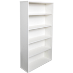 RAPID SPAN BOOKCASE 4 SHELF 900 X 315 X 1800MM WHITE