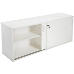 RAPID SPAN CREDENZA SLIDING DOOR LOCKABLE 1200 X 450 X 730MM WHITE