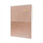 COLLINS VANESSA FY145V49 FINANCIAL YEAR DIARY DAY TO PAGE A4 ROSE GOLD