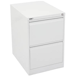 GO STEEL FILING CABINET 2 DRAWERS 460 X 620 X 705MM WHITE CHINA