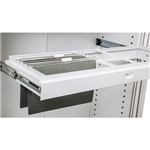 GO STEEL TAMBOUR DOOR CUPBOARD ADDITIONAL ROLL OUT SUSPENSION FILE FRAME 1200MM WHITE CHINA