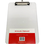 GNS CLIPBOARD ACRYLIC A4 CLEAR