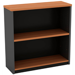 OM OPEN BOOKCASE 900 X 320 X 900MM CHERRYCHARCOAL