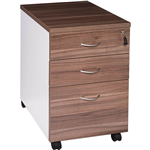 OM PREMIER MOBILE PEDESTAL 3DRAWER LOCKABLE 468 X 510 X 685MM CASNANWHITE