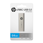 HP X796C USB 32 FLASH DRIVE 64GB SILVER