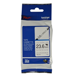 BROTHER HSE251 HEAT SHRINK TUBE TAPE 236MM BLACK ON WHITE