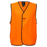 PRIME MOVER MV116 HIVIS VEST DAY USE ONLY ORANGE EXTRA LARGE