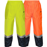 PRIME MOVER MP200 HIVIS WET WEATHER CARGO PANT REFLECTIVE TAPE